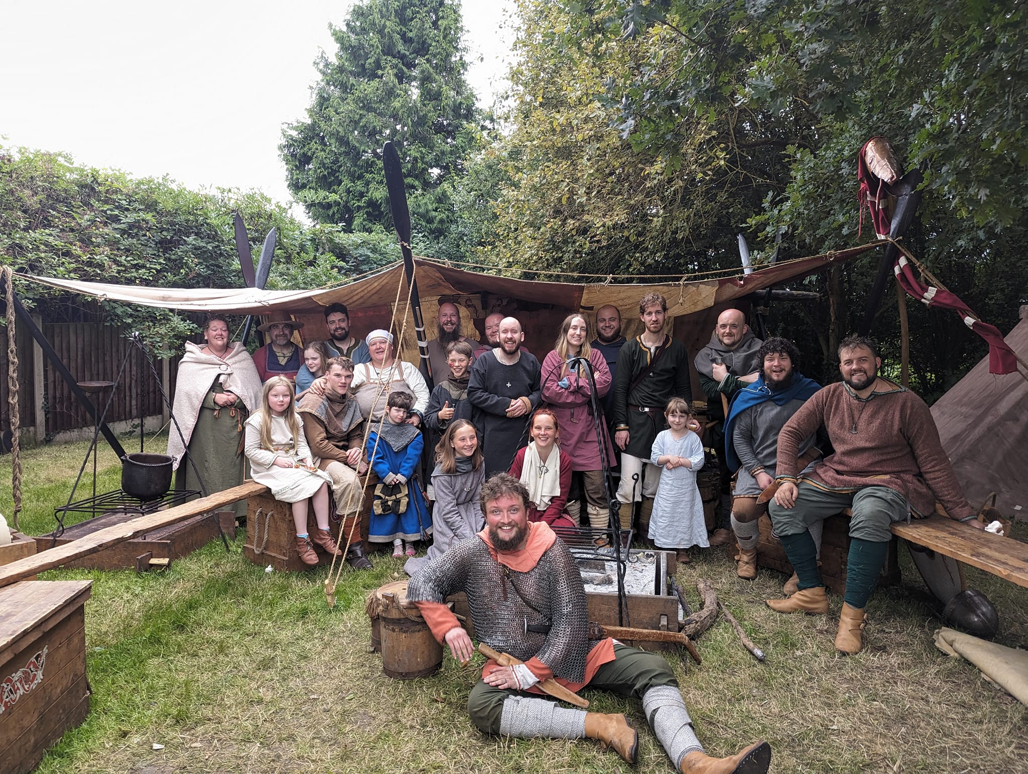 Hero Image, the reenactment group at Stafford Castle